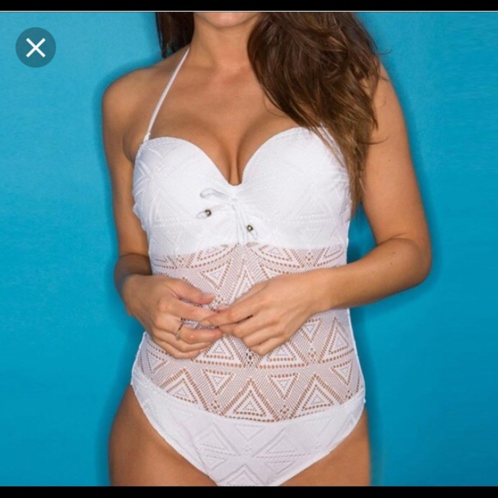 One-piece Crochet Swimsuit